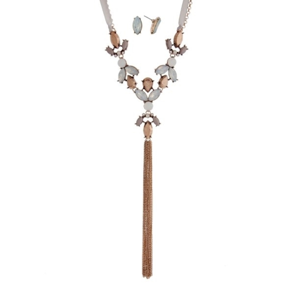 Statement Necklace and Earrings Set